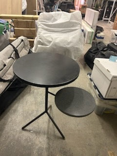 Multi-Level Metal + Marble Side table