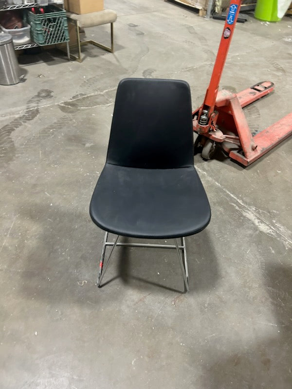 Black Leather Dining/desk chair