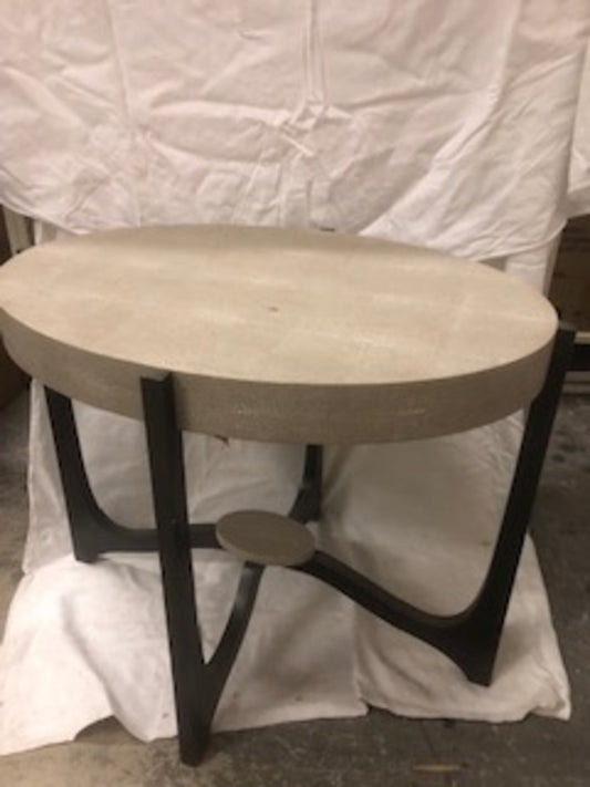 Oly Shagreen Textured Side Table